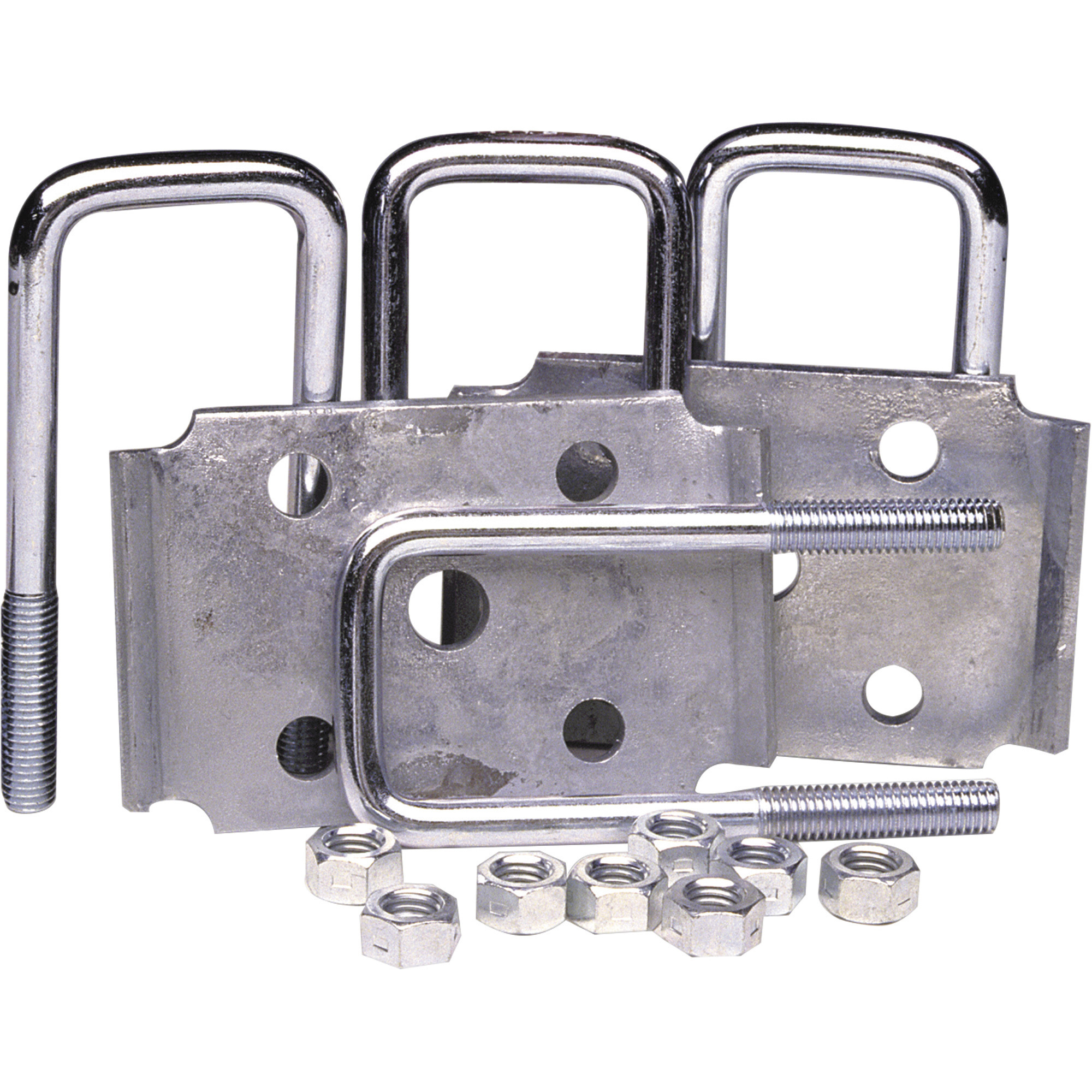 Ultra-Tow Tie Plate U-Bolt Set, Fits 2in. Square Axles, 2000-Lb. Capacity
